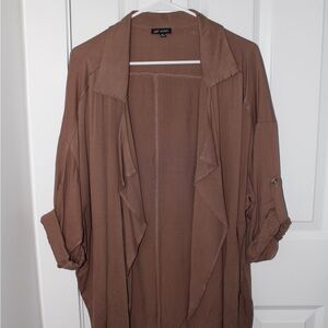 Elegant Brown Women's Top